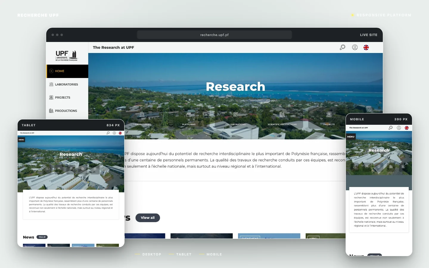Recherche UPF