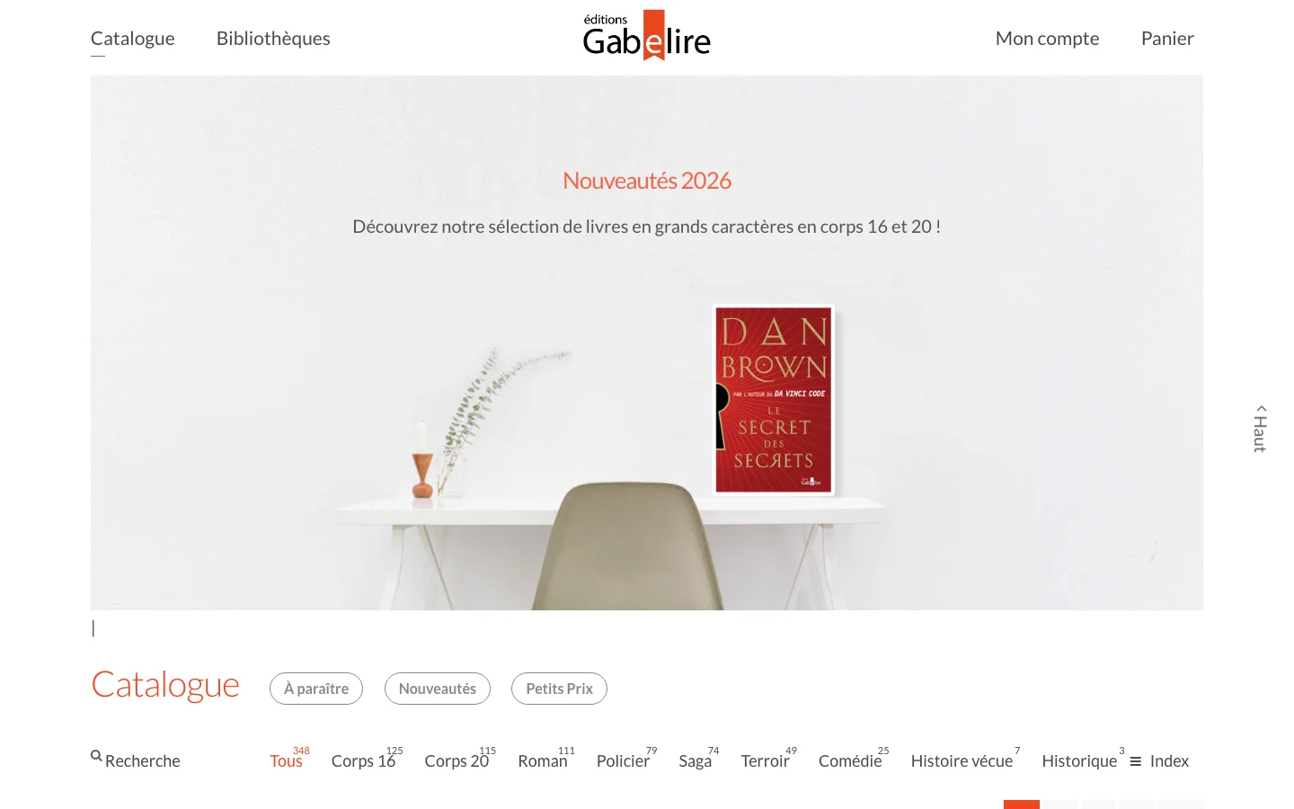 Éditions Gabelire — Desktop