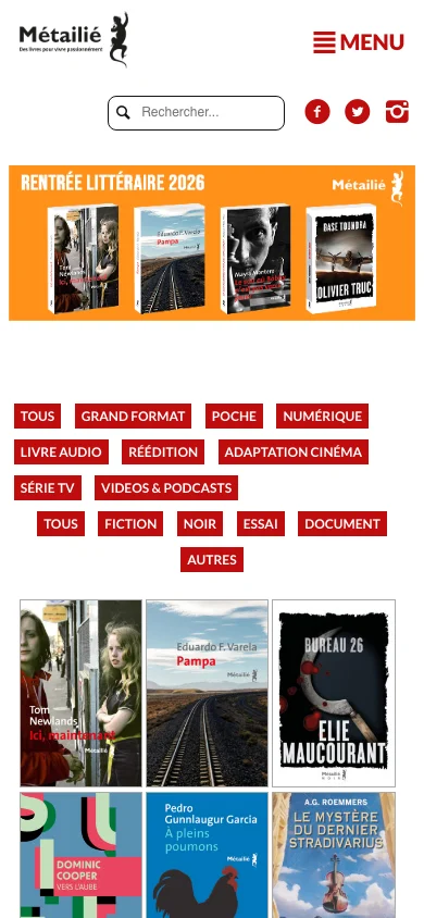 Éditions Métailié — Mobile