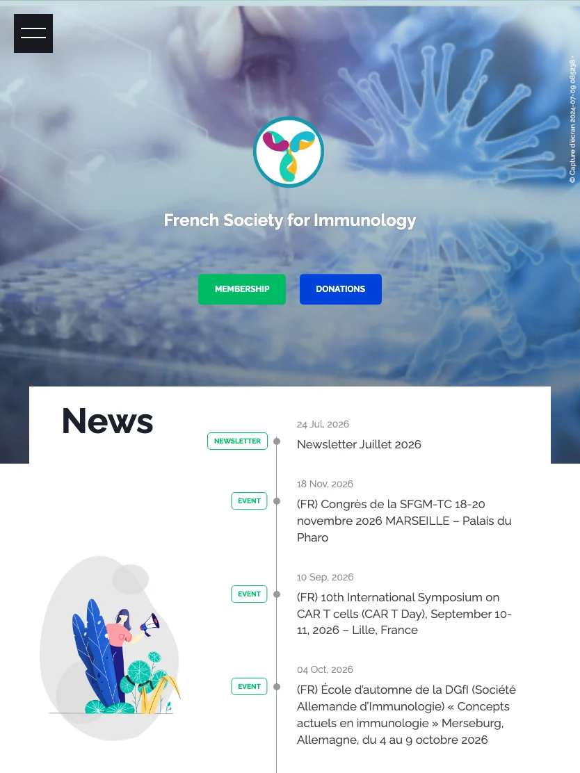 Sociedade Francesa de Imunologia — Tablet