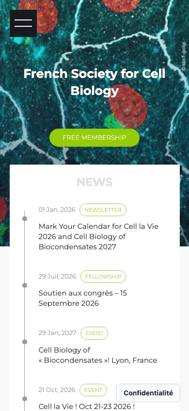 French Society for Cell Biology — Mobile