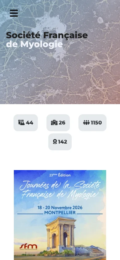 French Society of Myology — Mobile